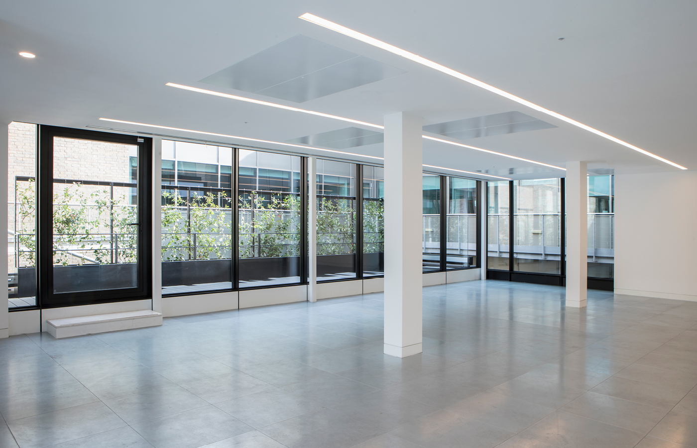 INTERIOR OFFICE BALCONY VIEW